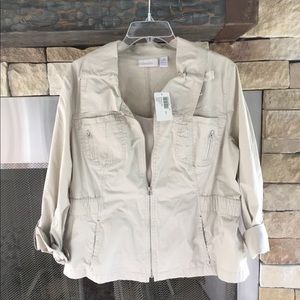 Chico’s New Khaki Jacket